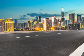 Shenzhen financial and motorized lanes