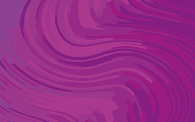 Minimal design. Abstract pattern with wave lines. Violet striped background. Geometric wavy backdrop. Vector illustration 