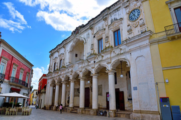 ancient city palace antonio salandra square nardò italy