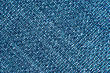 Fototapeta na wymiar Blue fabric texture.