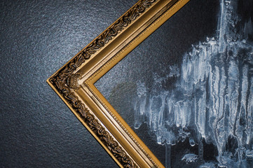 Abstract composition with a frame.