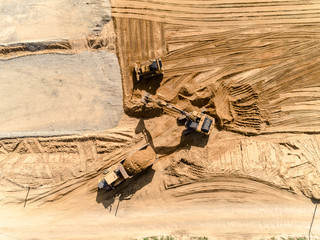 New road construction site