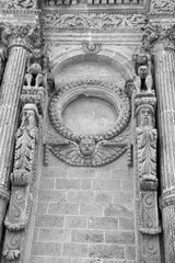 church san domenico in baroque style beginning of construction 1580 completion XVIII Nardò Salento...
