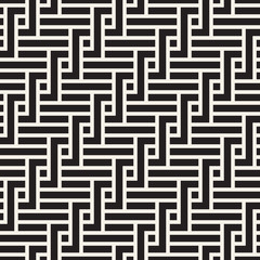 Vector seamless pattern. Ethnic stylish abstract texture. Repeating geometric tiles..