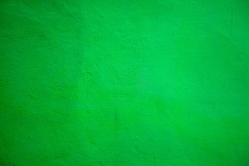  green wall covered with plaster