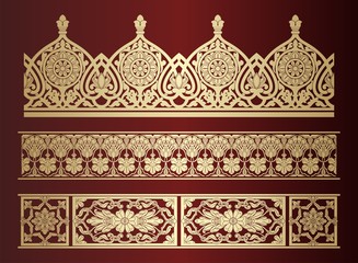 paisley floral pattern, textile , Rajasthan, royal India