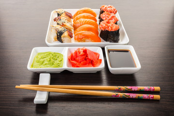 Japanese food, sushi set