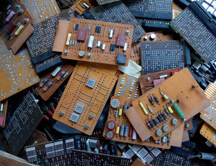 Electronic circuit board waste.