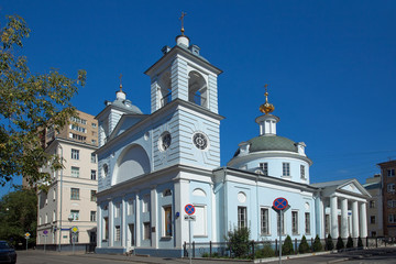 Fototapeta na wymiar Moscow. Church of the Dormition of the Theotokos in Mogiltsy.