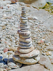 Fototapeta premium stone one on the other