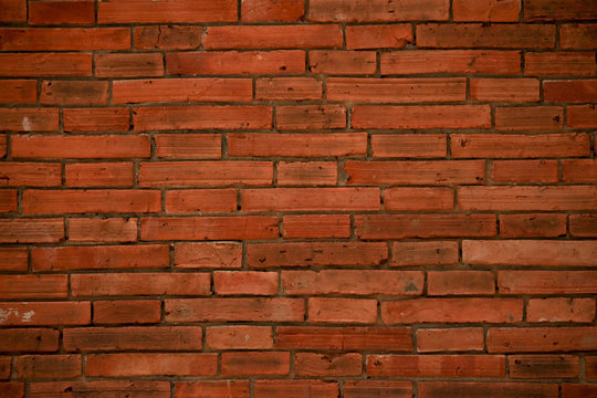 orange brick wall