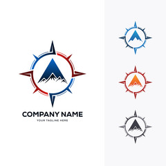 Compass Symbol Logo Template Collection