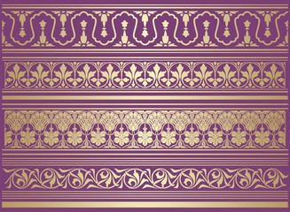 paisley floral pattern, textile , Rajasthan, royal India