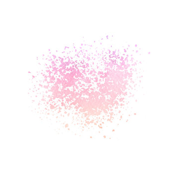 Hand Painted Watercolor Pink And Purple Splatter Texture Isolate