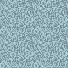 Romantic Seamless Flowers Background
