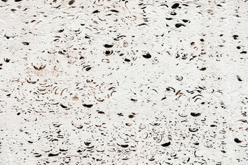 White foam block in macro. Foundation of old building. Detailed background from texture of foamed block close-up.Template of construction from foamed material. Pattern with copy space.