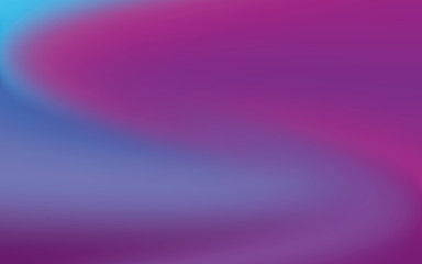 Wavy gradient background. Color, ultraviolet smoke. A blurred pattern. Bright backdrop Vector illustration