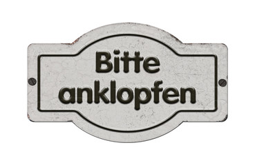  Bitte anklopfen