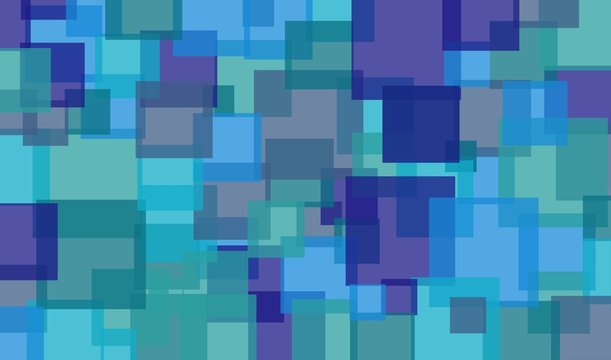 Abstraktes blaues Mosaik