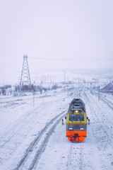 russian train winter