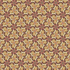 Seamless pattern background. Symmetric vintage fabric texture. Decor for design trendy fashion clothes, textile and print. High resolution desktop wallpaper. Template for hand made products decoration