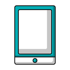 smartphone gadge device technology icon vector illustration