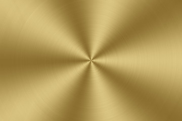 Abstract Shiny smooth foil metal Gold color background texture.