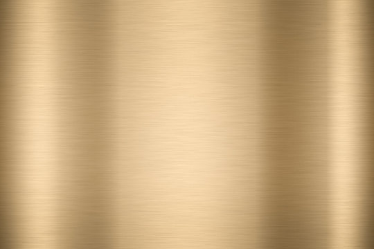 Abstract Shiny smooth foil metal Gold color background Bright vintage Brass plate chrome element texture concept simple bronze leaf panel hard backdrop design, light polished steel banner wallpaper.