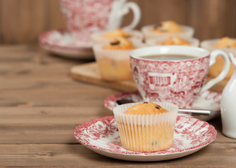 Home Baked Muffins With Coconut, Cranberry, White Chocolate.