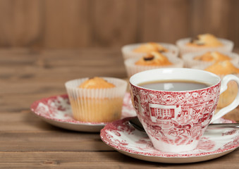Home Baked Muffins With Coconut, Cranberry, White Chocolate.