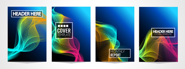 Brochure template, Flyer Design or Depliant Cover for business purposes. Elegant layout