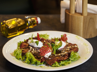 A Beef carpaccio