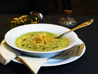 broccoli cream soup.