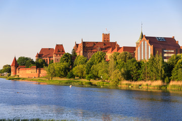 Naklejka na ściany i meble Teutonic Castle in Malbork, Poland