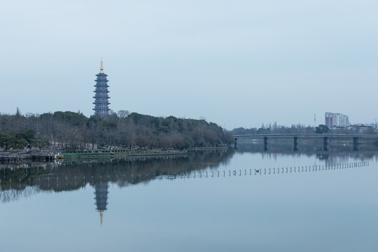 ancient pagoda in jinhua