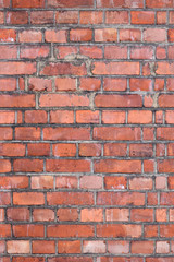 orange old brick wall seamless background