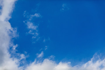 blue sky with cloud