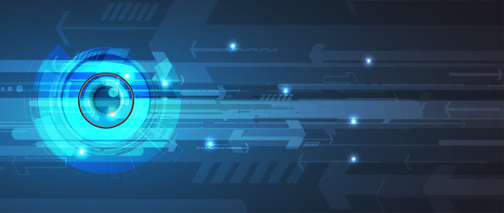 Artificial intelligence. Technology web background. Virtual concept