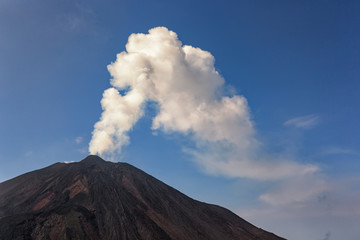 Naklejka premium El Volcán Pacaya, Guatemala, Mayo 2018