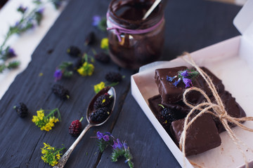 marmalade in chocolate