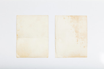 Old photo vintage frame, paper album postcard.