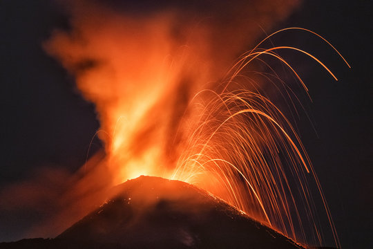 El Volcán Pacaya, Guatemala, Mayo 2018