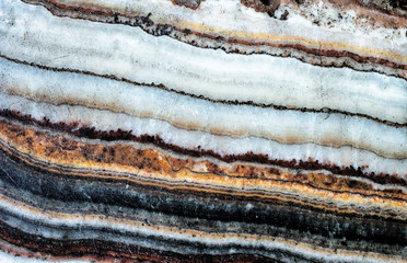 Old onyx surface with wave pattern