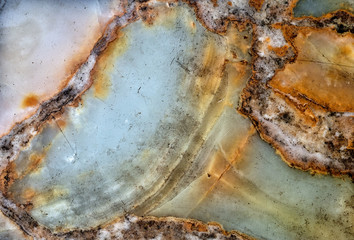 Old onyx stone pattern, detail 