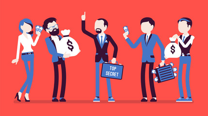 Secret information sale