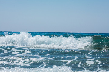 The sea and the waves