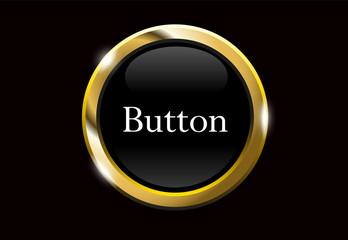Black buttons with metallic frame