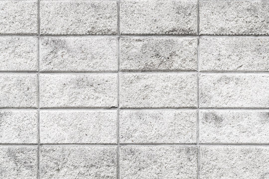 Cement block wall pattern and seamless background