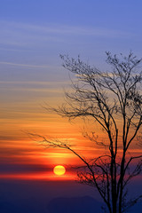 Fototapeta premium view point for sunset