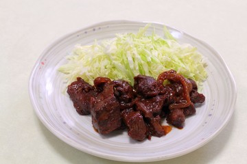 焼肉（厚切りハラミ）